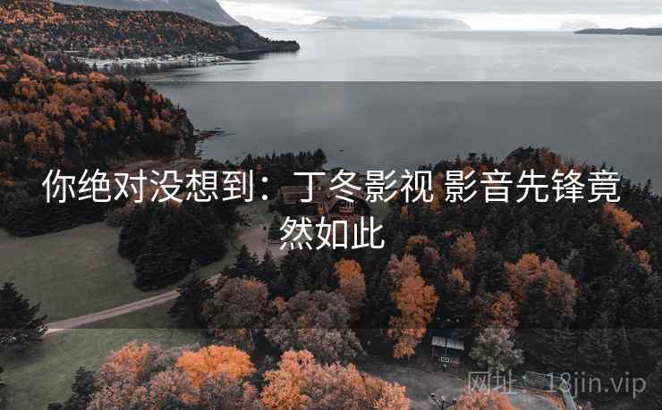 你绝对没想到:丁冬影视 影音先锋竟然如此