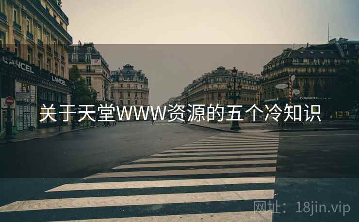 关于天堂WWW资源的五个冷知识